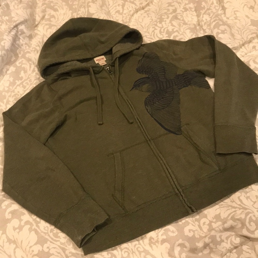 Bird print sweater
